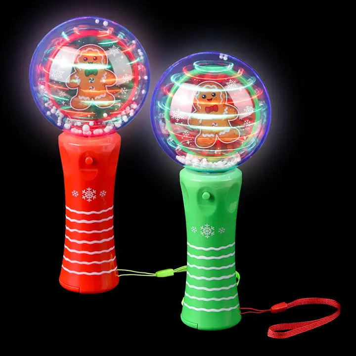 Light-Up Gingerbread Magic Ball Wand | Assorted Colors