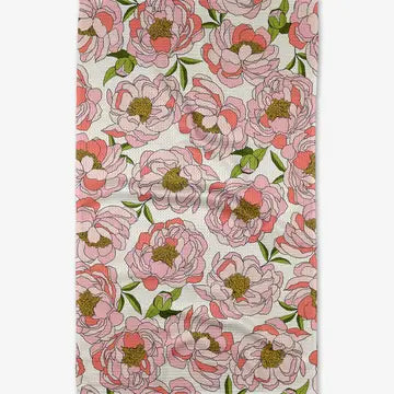 Tea Towel | Peony Paradise