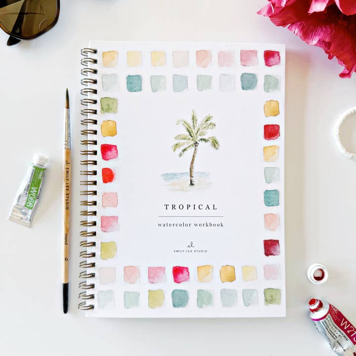 Watercolor Workbook | Tropical