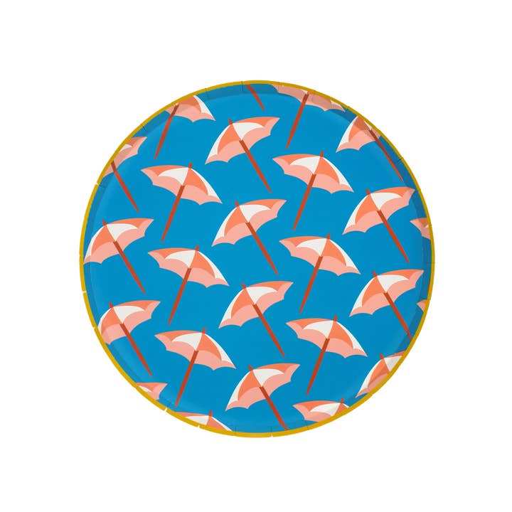 Summer Fun Assorted Dessert Paper Plates