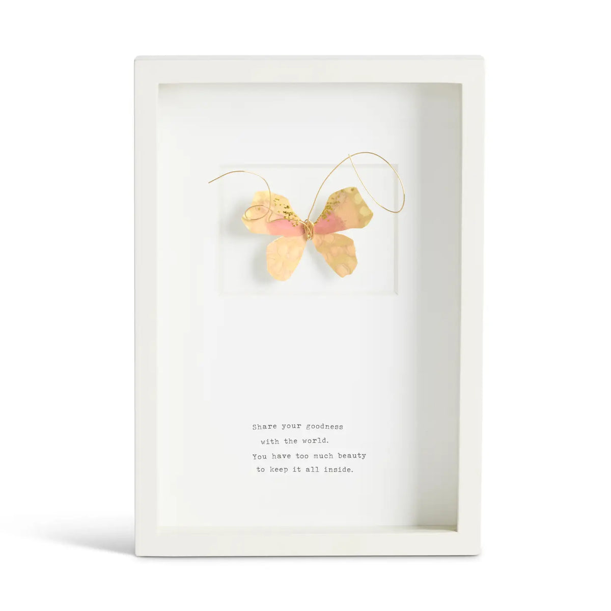 Butterfly Quote Wall Art | Generous Soul