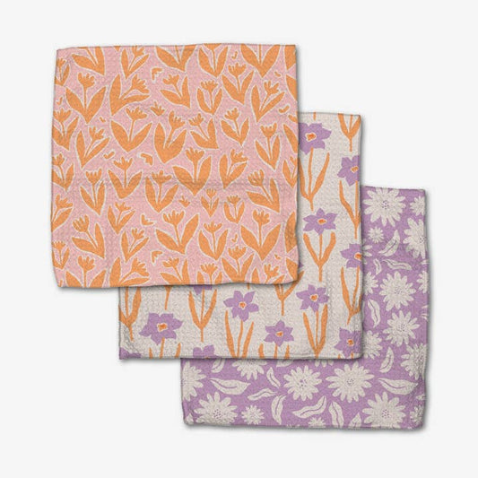 Dishcloth Set - Spring Flowers