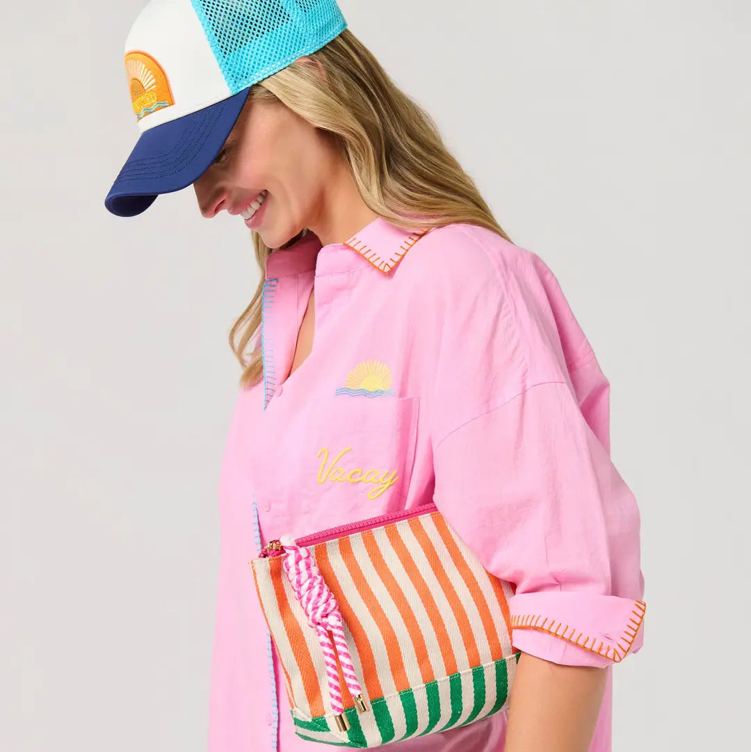 Port Stripe Pouch | Multi