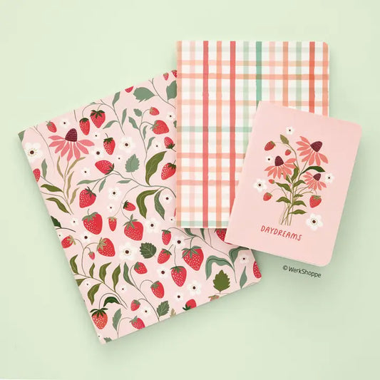 Notebook Set | Strawberry Daydreams