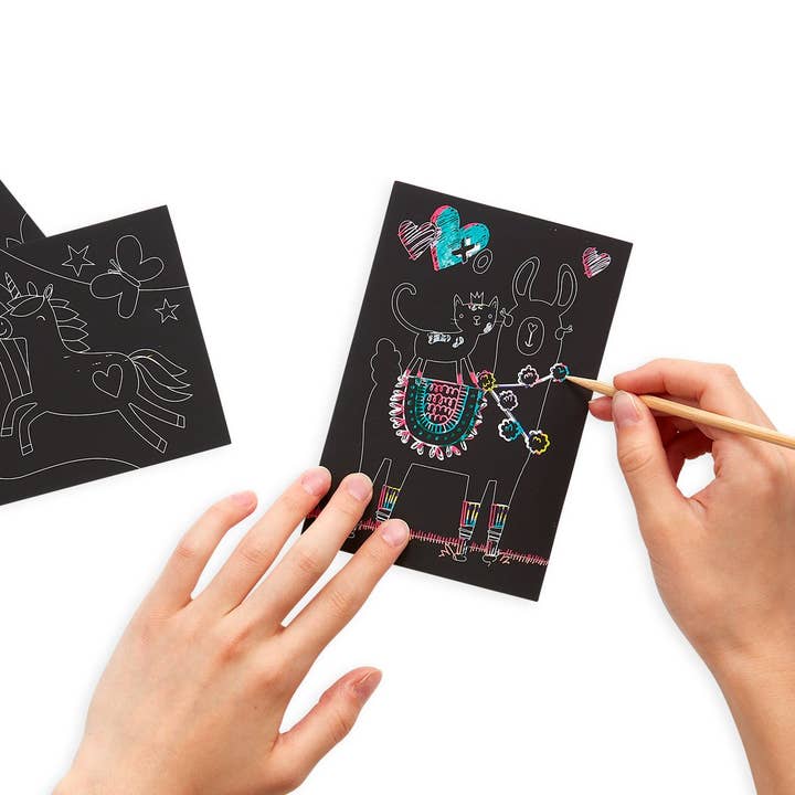 Mini Scratch & Scribble Art Kit | Funtastic Friends