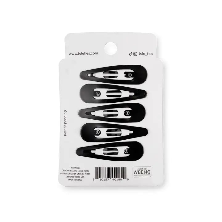 Snap Clips | 6ct | Jet Black