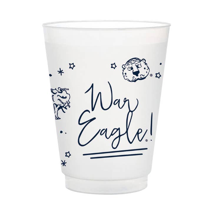 Frosted Flex Party Cups | Auburn