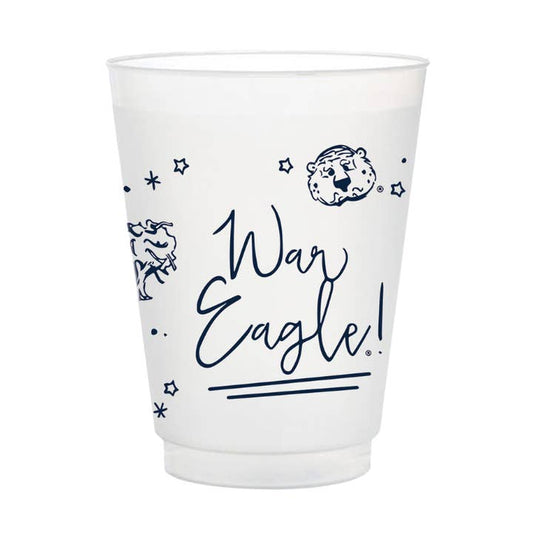 Frosted Flex Party Cups | Auburn