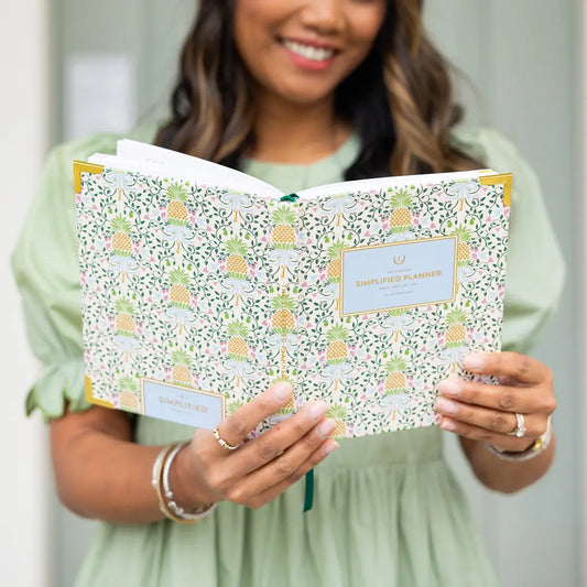 2026-2027 Bookbound Weekly Simplified Planner | Pineapple Charm