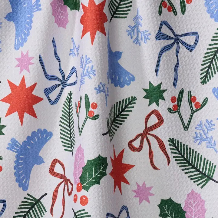Tea Towel | Christmas Garden Party