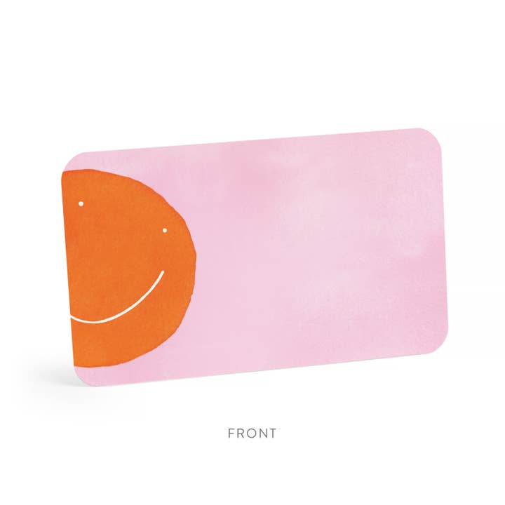 Little Notes | Orange Smiley