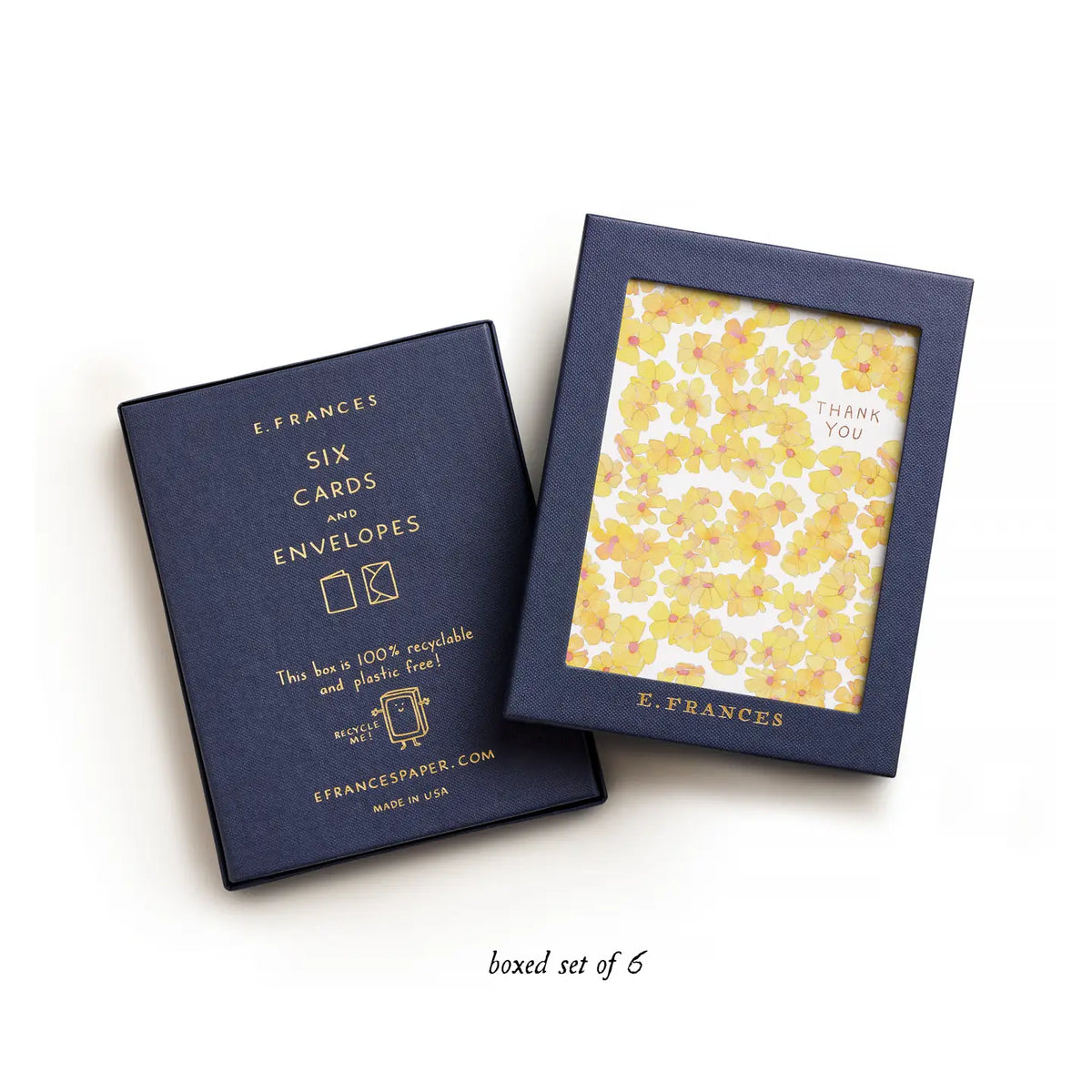 Boxed Card Set | Yellow Flowers