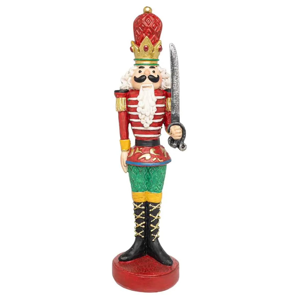 15.25" Tall Oswald Resin Nutcracker