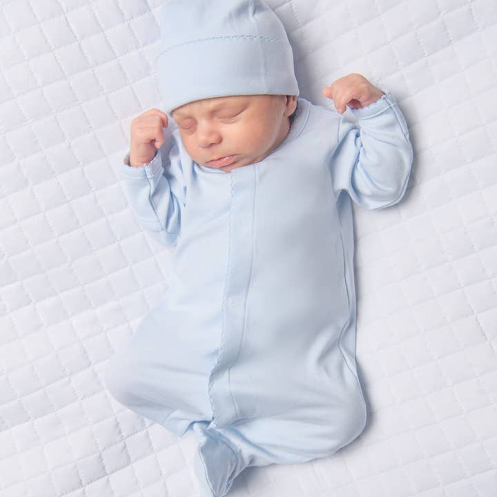 Essentials Footie | Solid Blue