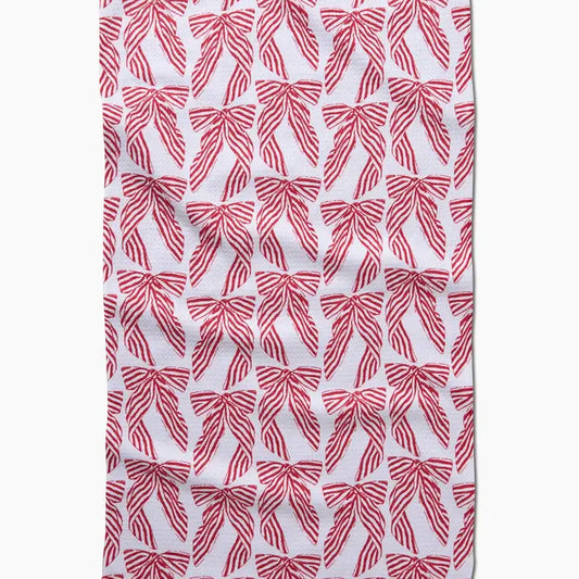 Tea Towel | Striped Bows