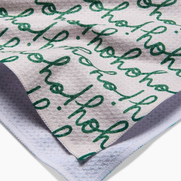 Tea Towel | Ho Ho Holiday Green