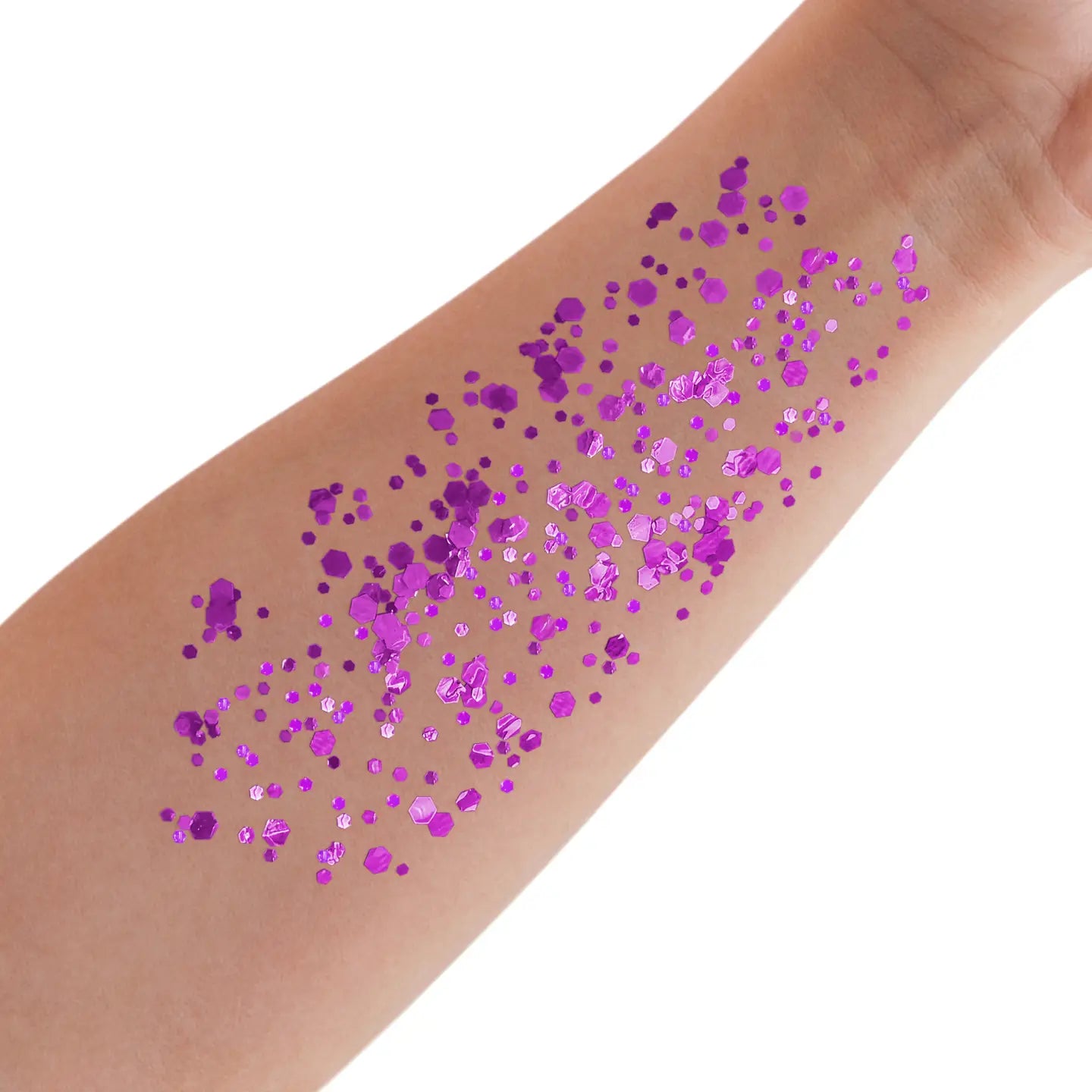 Chunky Confetti Glitter Gel | Neon Purple