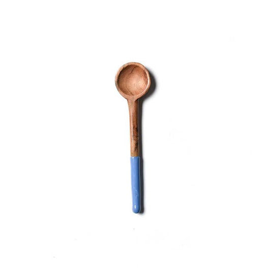 Blue Fundamental Wood Appetizer Spoon