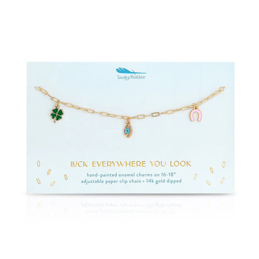 Enamel Treasure Necklace | Luck Everywhere You Look