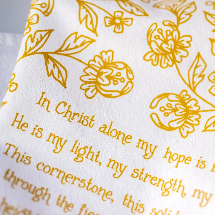 Tea Towel | In Christ Alone Hymn