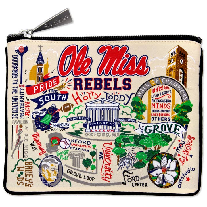 Ole Miss Collegiate Zip Pouch
