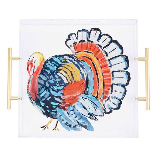 Colorful Turkey | Acrylic Tray