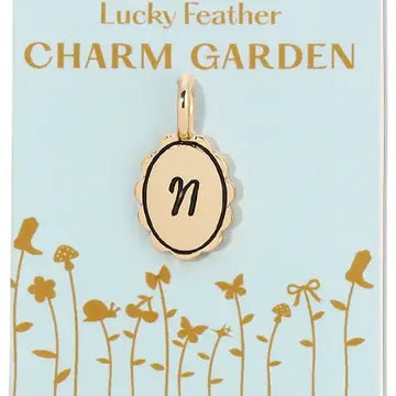 Charm Garden | Scalloped Initial | Assorted Letters