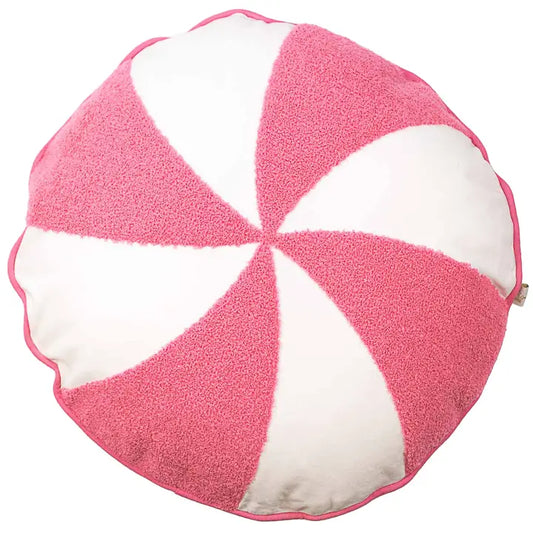 Pillow | Peppermint | White/Pink