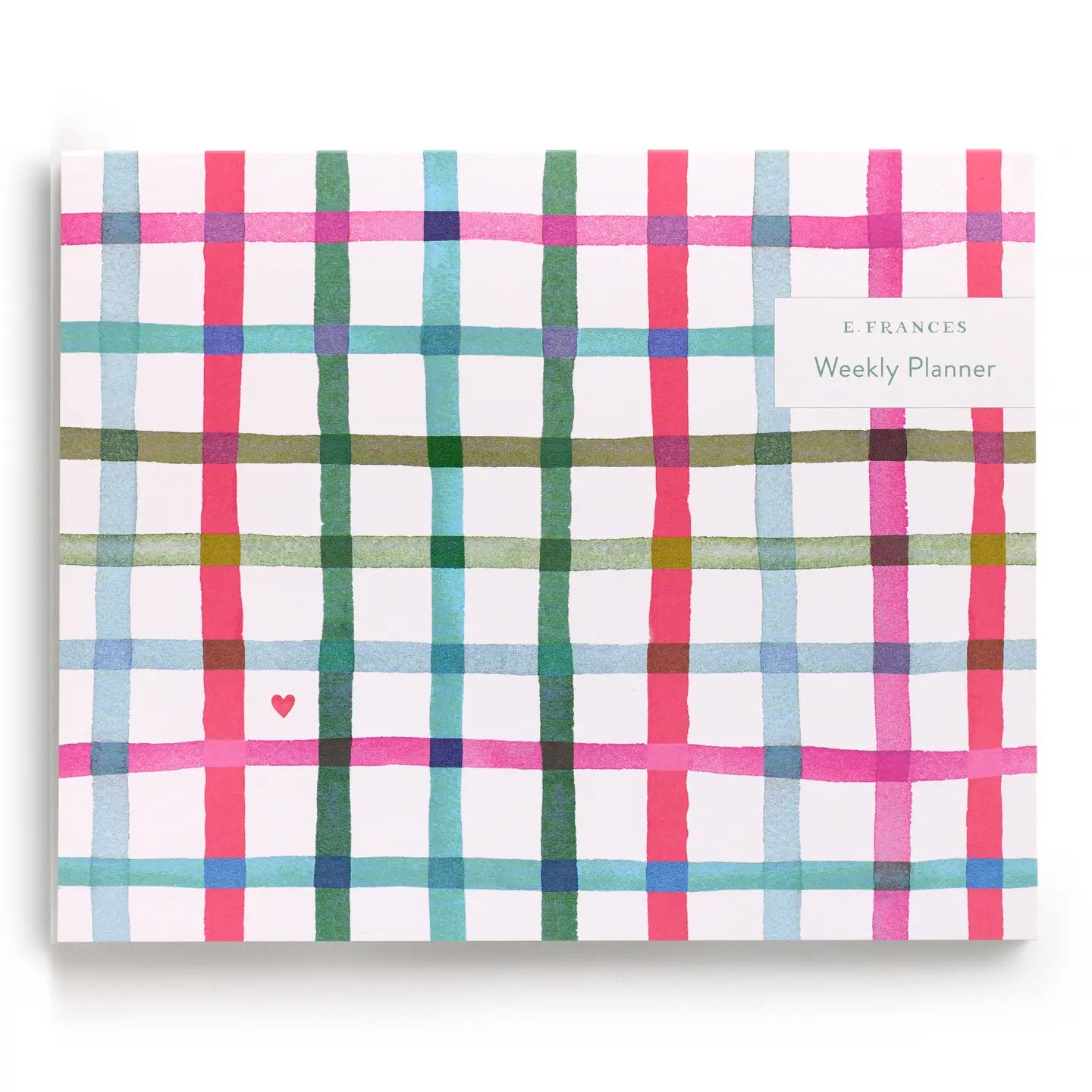 Weekly Planner Notepad | Happy Plaid