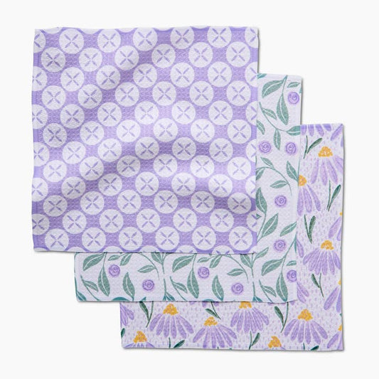 Dishcloth Set | Button Vines and Daisies
