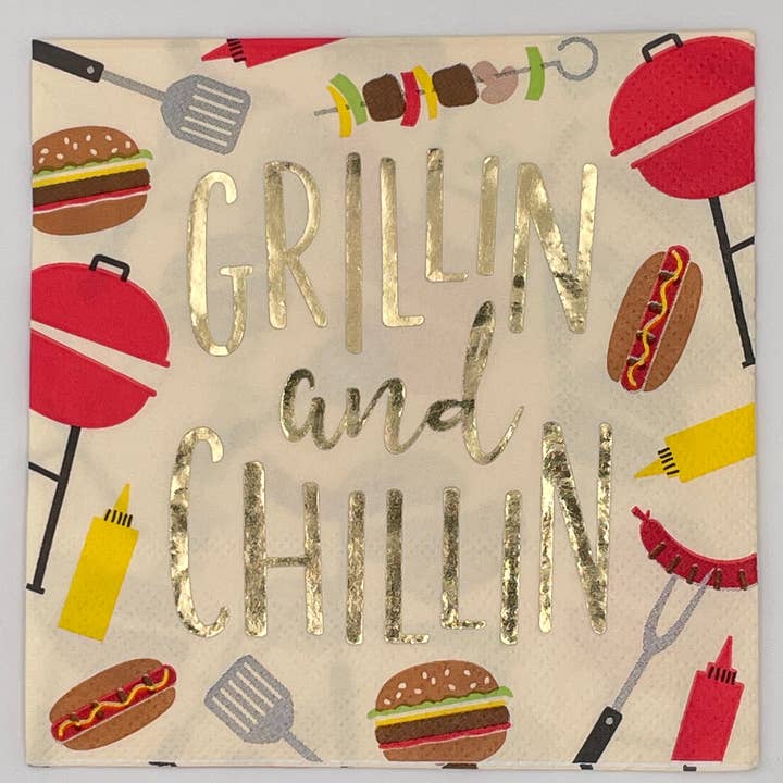 Cocktail Napkins | Grillin and Chillin