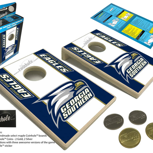Coinhole Tabletop Game Set | Georgia Southern Gus