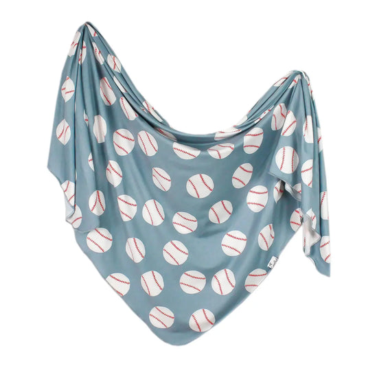 Knit Swaddle Blanket | Slugger