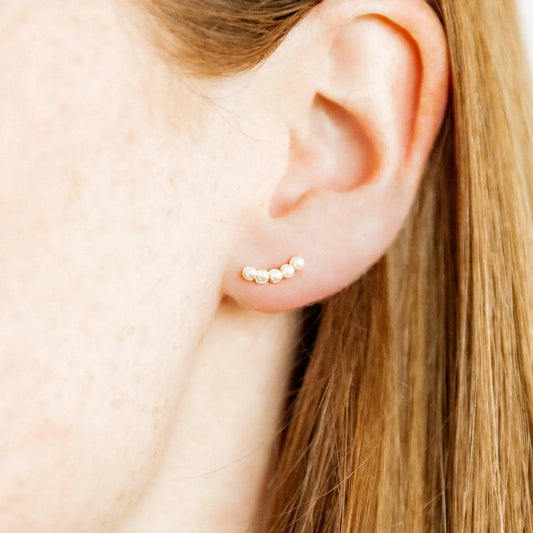 Screwback Stud Earrings | Abigail Pearl