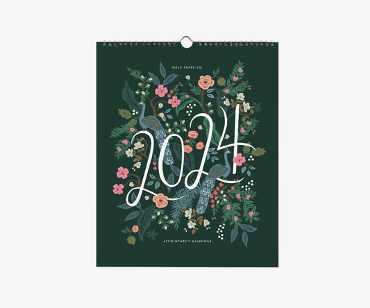 2024 Peacock Appointment Calendar