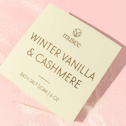 Mini Bath Salt Soak | Winter Vanilla & Cashmere