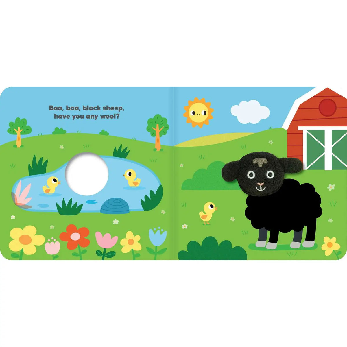 Baa Baa Black Sheep: Finger Puppet Book