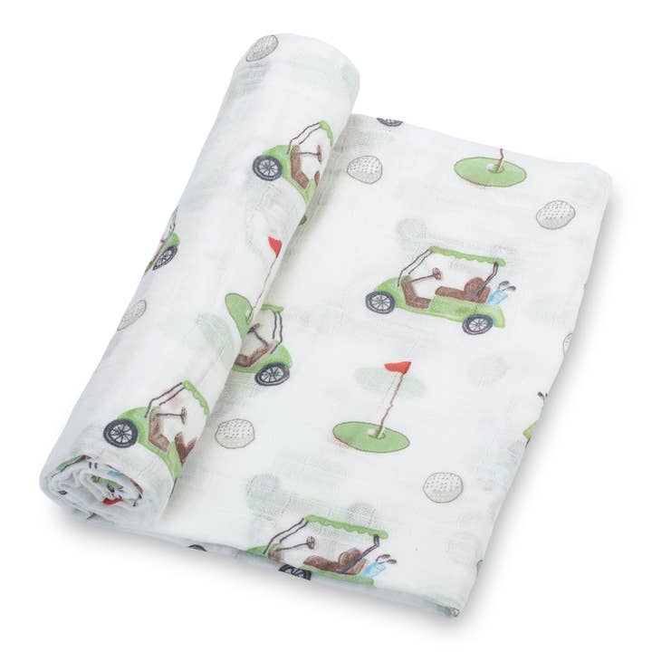 Muslin Swaddle Blanket | Golf A Round