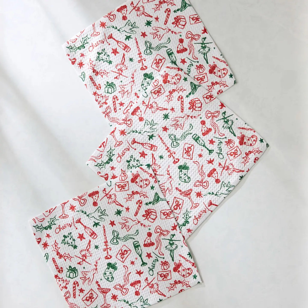 Dishcloth Set | Holiday Doodles