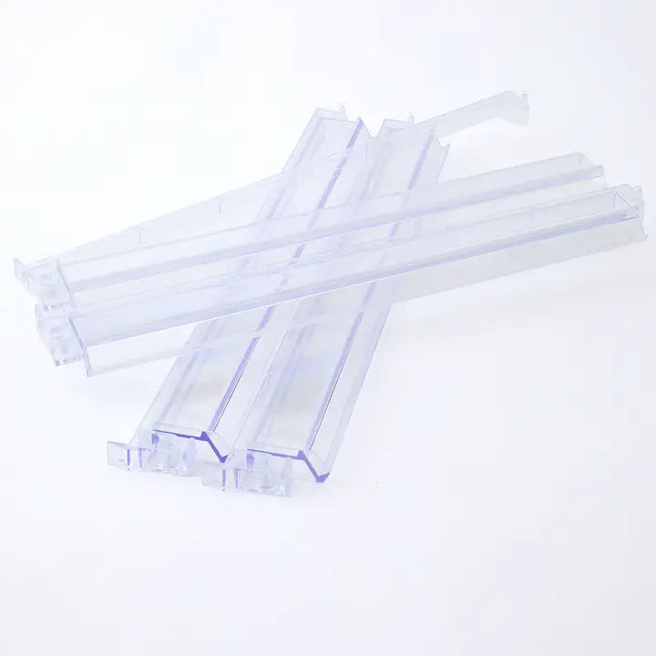 Acrylic Rack and Pusher Set | Clear