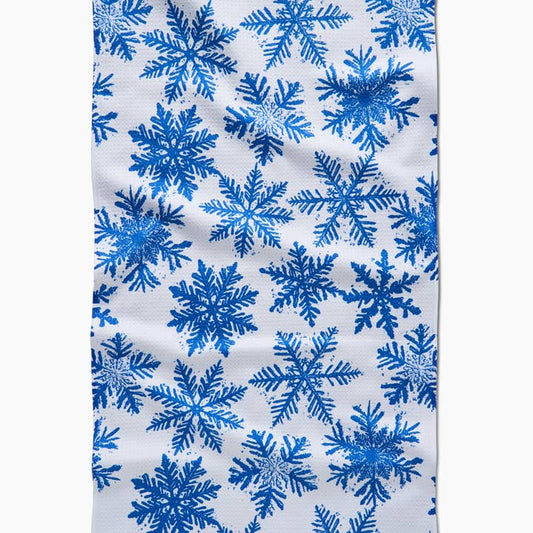 Tea Towel | Snowy Days Blue