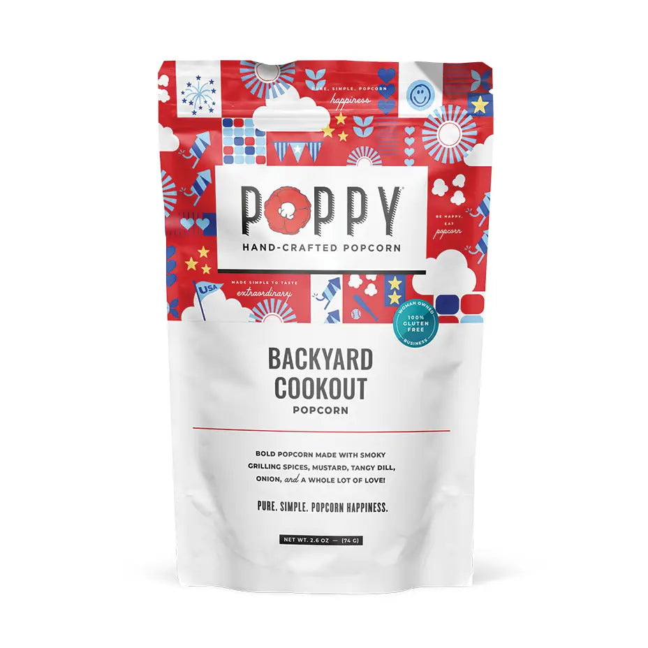 Backyard Cookout Poppy Popcorn