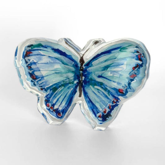 Bitty Acrylic | Blue Butterfly