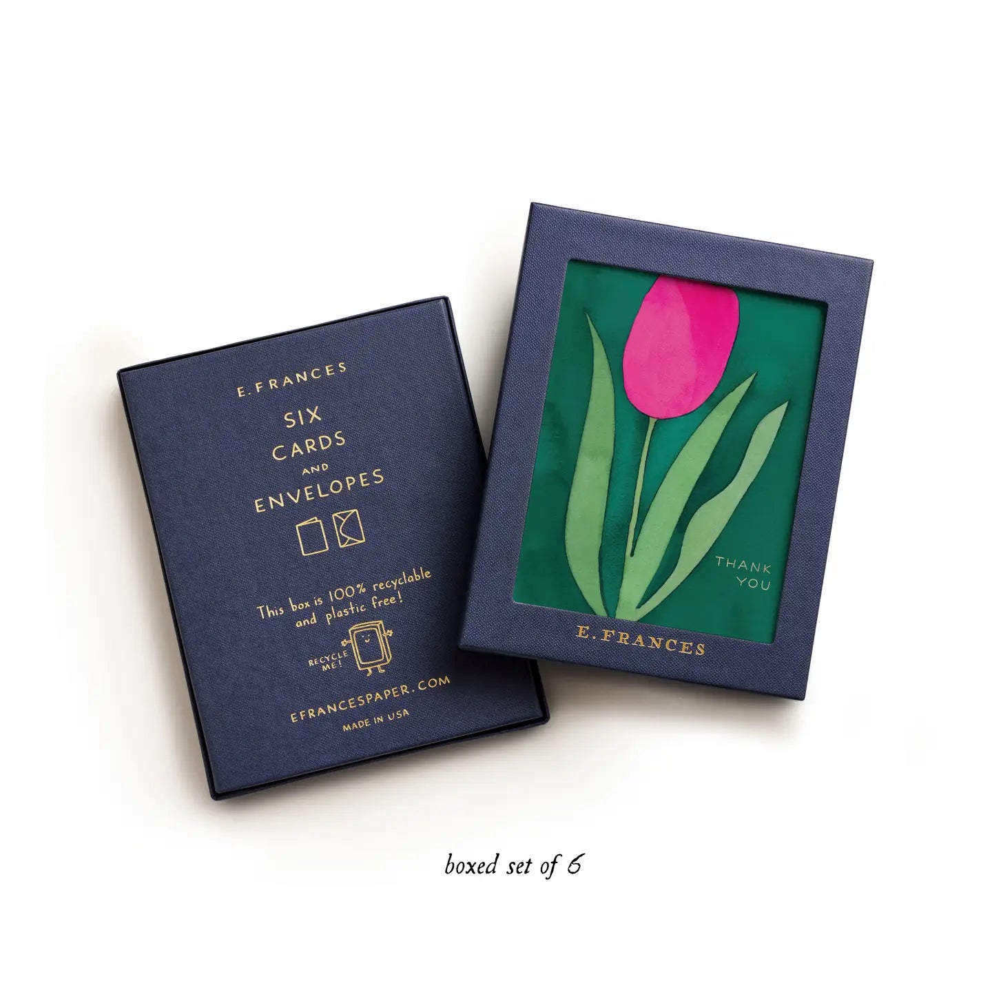 Boxed Card Set | Pink Tulip Thank You