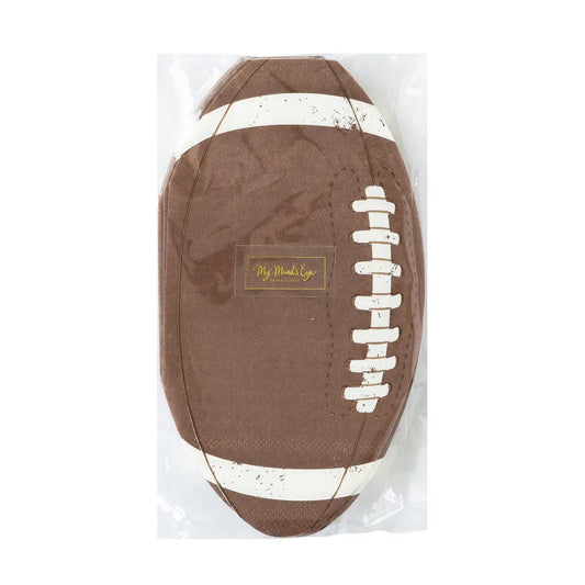 Football Shaped Paper Dinner Napkin
