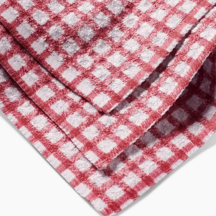 Dishcloth Set | Fireside Plaid Red