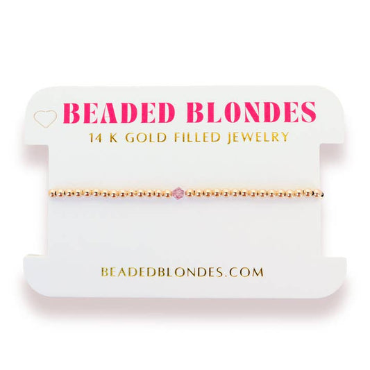 Birthstone Swarovski Crystal Bracelet | June