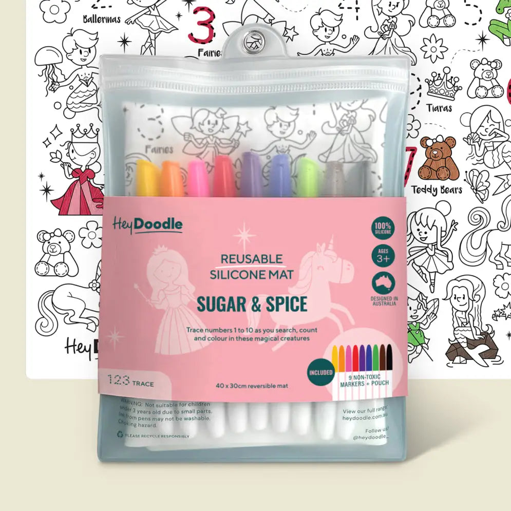 Classic Coloring & Doodle Mat | Sugar & Spice