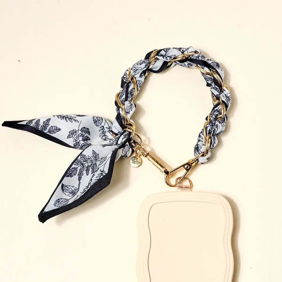 Call Me Later Phone Scarf | Monochrome Muse