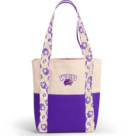 Canvas Mini Tote with Floral Straps | Western Carolina